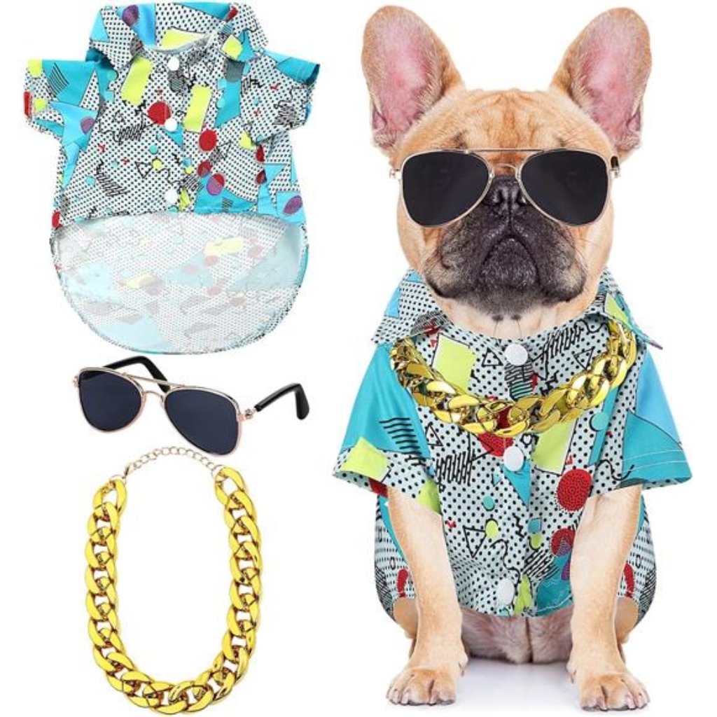 Brand New Halloween 80s Dog Costume